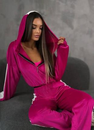 Женский велюровый костюм в трендовых цветах❤️