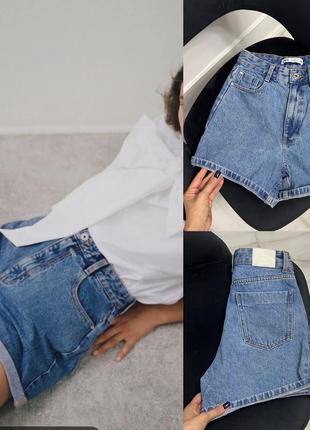 Шорты mom zara джинсовые