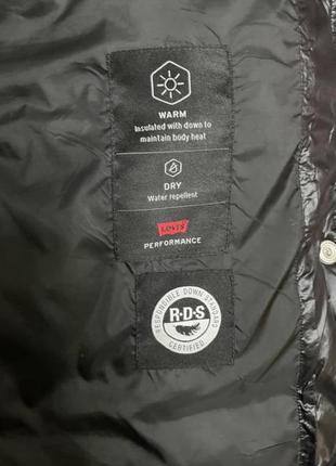 Длинный пуховик levis