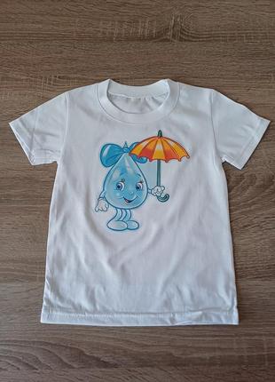 Костюм крапельки, футболка краплини, костюм дощу, кофтинка з краплини, костюм хмаринки, карнавальний костюм краплинок