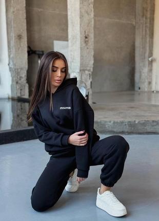 Спортивний костюм оверсайз миу миу на флісі