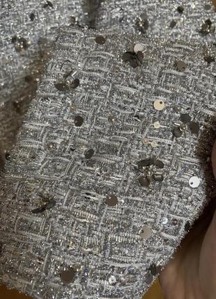Zara новий шикарний укорочений ефектний жакет 44 р9 фото