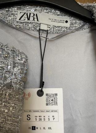 Zara новий шикарний укорочений ефектний жакет 44 р10 фото