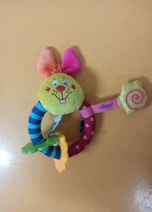 Погремушка chicco зайка