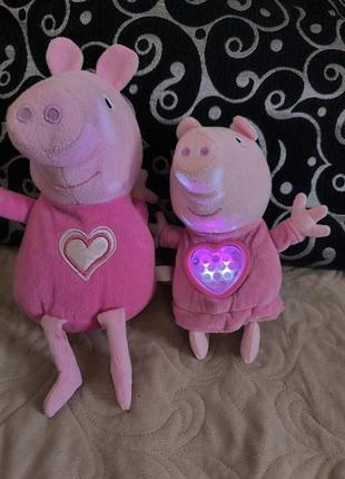 Свинка пеппа peppa pig ночник светильник
