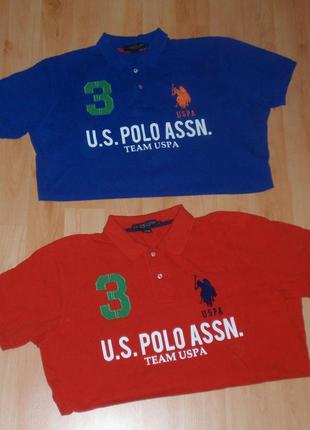 Комплект футболка поло adidas Performance Golf Polo Shirt Mens 3 красная и синяя original xl-xxl lauren
