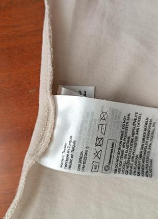 Спортивная майка стрінг h&m sport 165/88 cm,s светло -бежевого цвета8 фото