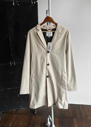 Guess mens new beige long sleeve trench coat jacket rrp - €170 новий, чоловічий, бежевий тренч, пальто, плащ з етикетками