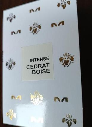 Mancera intense cedrat boise парфюмированная вода для мужчин