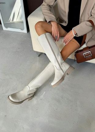 Сапоги кожаные7 фото