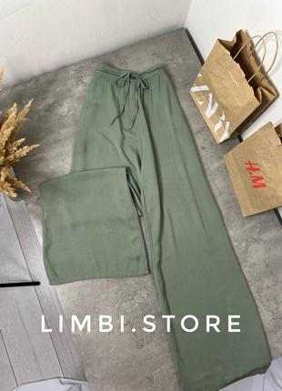 🌷дуже гарні тонкі штани брюки палацо з віскози h&m zara bershka mango stradivarius massimo dutti