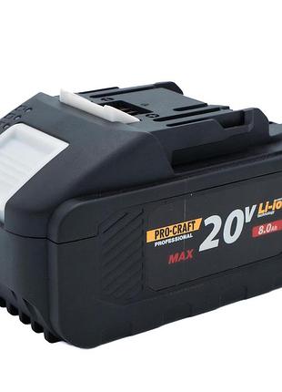 Акумуляторна батарея procraft battery20/8 (20в, 8аг)