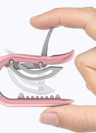 Пластикові затискачі, кліпси для підковдра. упаковка 6 шт. рожеві pl