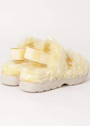 Пушистые ugg на платформе босоножки3 фото