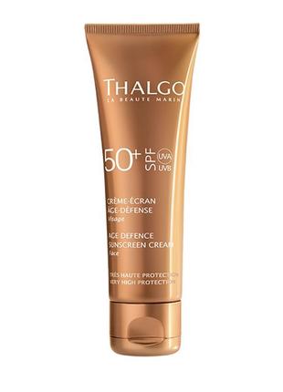 Thalgo spf50+ age defence омолоджуючий сонцезахисний крем