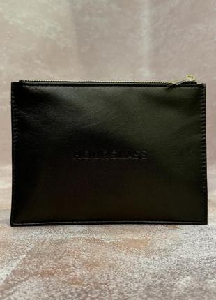 Hourglass - vegan leather makeup clutch - косметичка - клатч для косметики