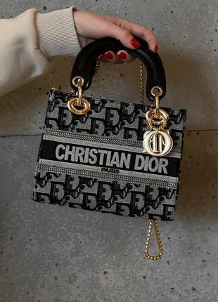 Сумка christian dior d-lite textile4 фото