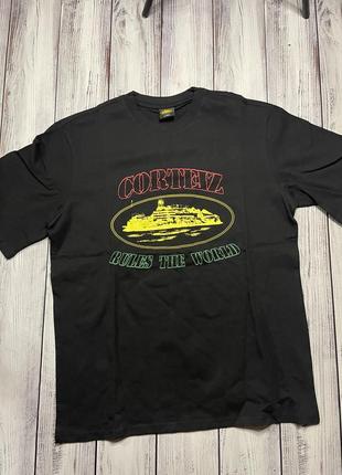 Футболка corteiz rules the world irie alcatraz