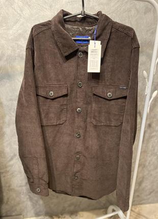 Мужская рубашка куртка пиджак вельветова