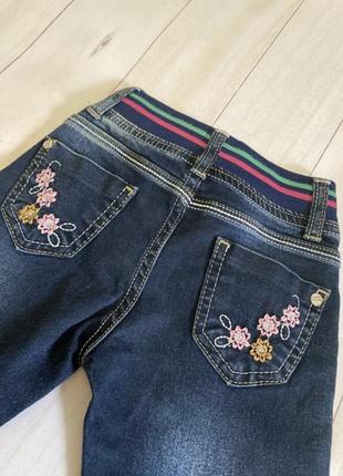 Джинси дитячі, джинси на резинці, джинси на дівчинку, натуральні джинси, турецькі джинси1 фото
