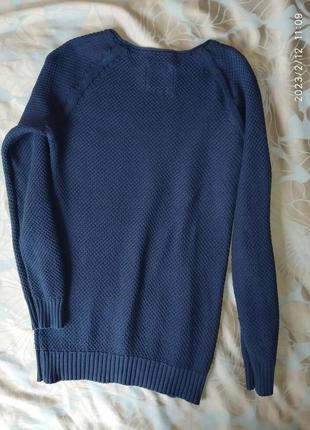 🍀 свитер с  вязаным узором кэжуал4 фото