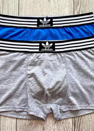 Спортивні чоловічі труси (комплект нижньої білизни) adidas з бавовни, 5 шт6 фото