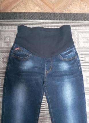 Стрейчевые джинсы для беременных 30 г.2 фото