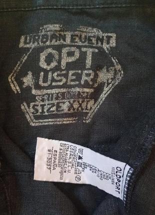 Urban euent opt user oldport 100%lino,len рубашка с коротким рукавом льоновая льняная. espana2 фото