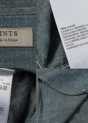 All saints boomtown ls shirt чоловіча сорочка10 фото