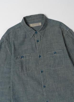 All saints boomtown ls shirt чоловіча сорочка3 фото