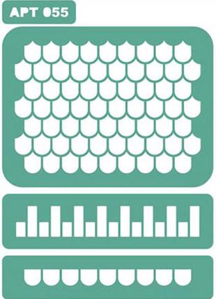 Трафарет на клейовій основі no 55 14 х 19 см