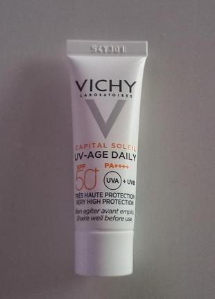 Vichy солнцезащитный флюид для лица spf 50+