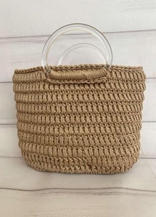 Сумка ручной работы, женская сумка, сумка женская вязаная