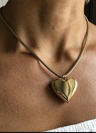 Подвеска стальная « сердце»