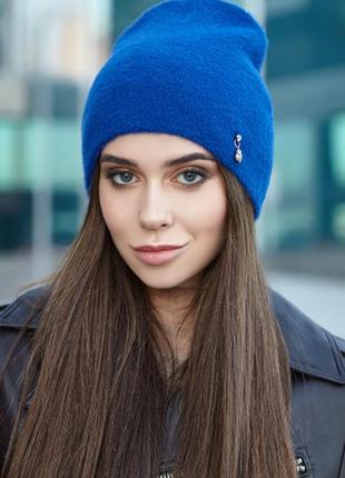 Женская двухслойна шапка жіноча шапка braxton