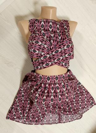 Платье/ топ юбка абстрактция.