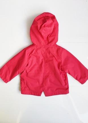 Дитяча червона легенька куртка koala kids 0-3 мес