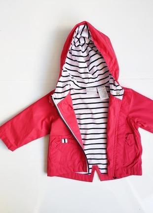 Дитяча червона легенька куртка koala kids 0-3 мес
