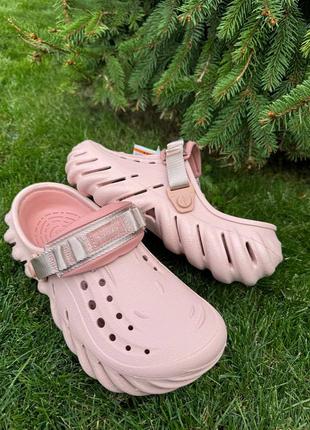 Crocs echo clog кроксы сабо женские кроксы сабо Flat crocs echo clog Flat crocs echo clog