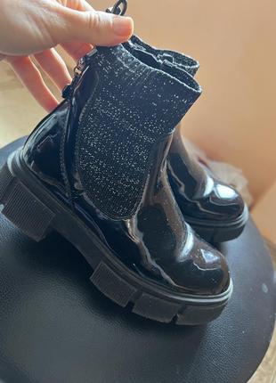 Ботинки сапожки осень для девочки 32 размер