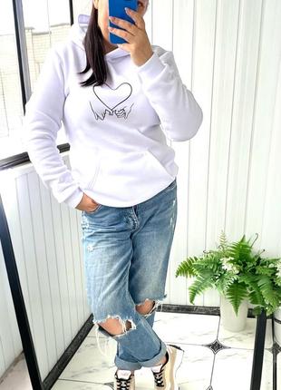 Худі трьохнитка на флісі