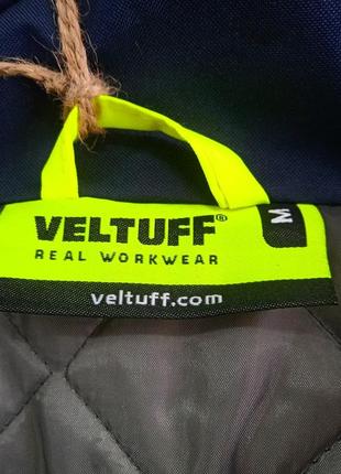 Спецодяг куртка сигнальна veltuff з капюшоном, жовта розмір  m-l7 фото