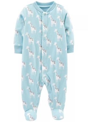 Флисовый человечек для малыша carters 6, 9 мес