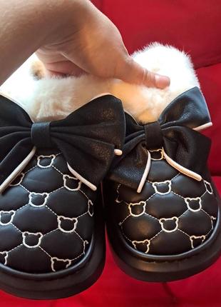 Автоледі жіночі з хутром, дутіки зимові з бантиком, дутики з ведмедиками, дутики,...