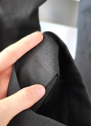 Чоловічі класичні брюки ♥️ oodji темно-сірі10 фото