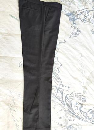 Чоловічі класичні брюки ♥️ oodji темно-сірі9 фото