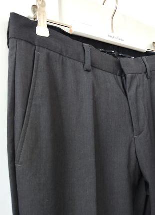 Чоловічі класичні брюки ♥️ oodji темно-сірі2 фото