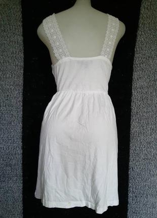 Коттон вискоза натуральная короткая летняя ночнушка, пеньюар, комбинация с кружевом прошва