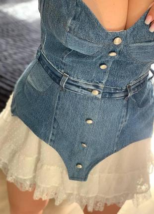 Джинсовый сарафан