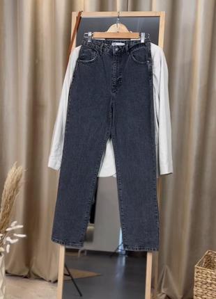 Джинси zara straight висока посадка